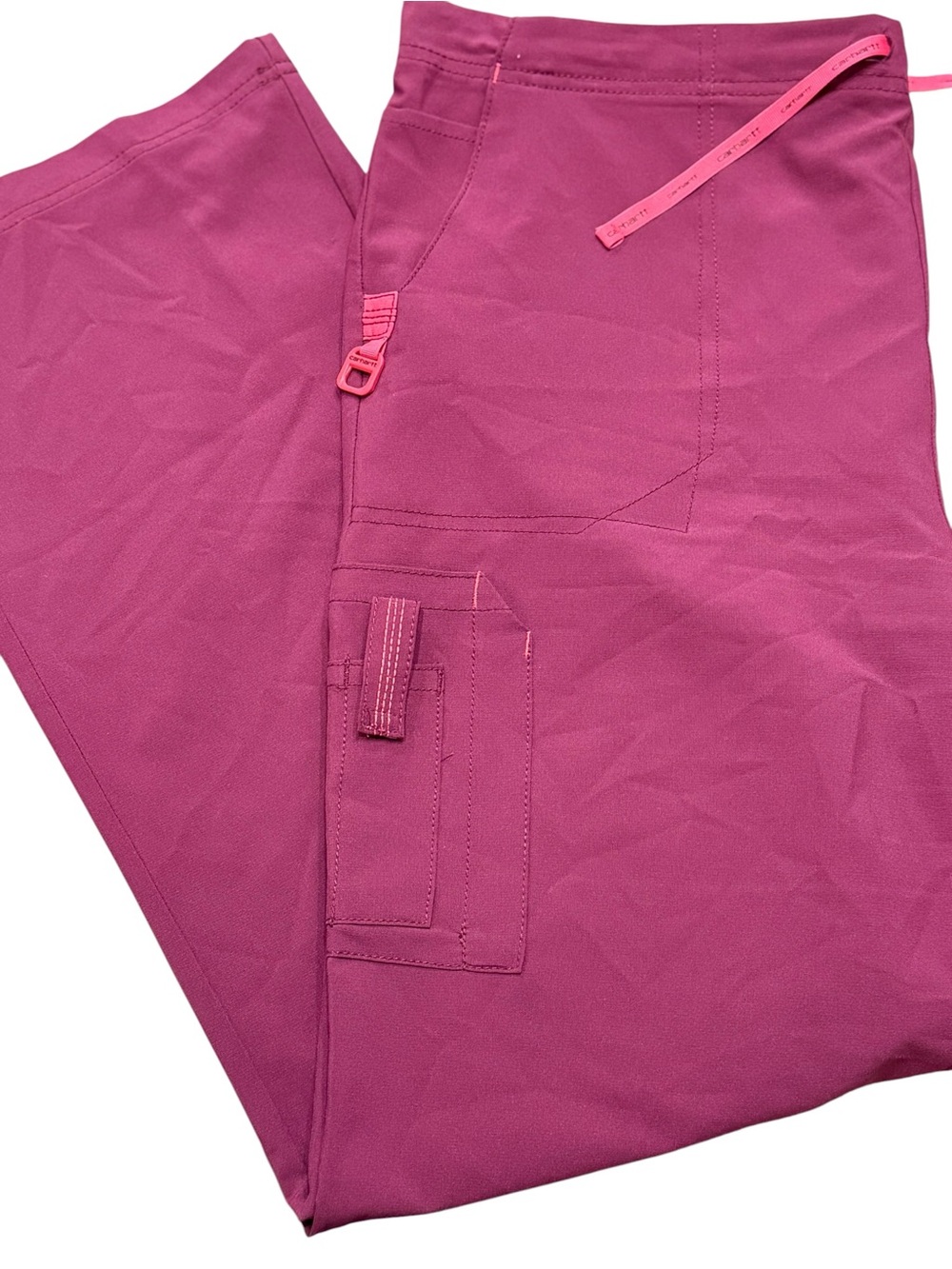 Carhartt Multi-Pocket Cargo Scrub Pants – Plum / Berry (Women's Size XL Regular)